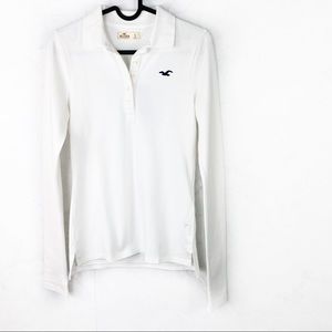 Hollister Long Sleeve Polo Shirt 